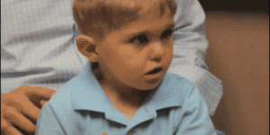 A deaf child hears his father’s voice for the first time