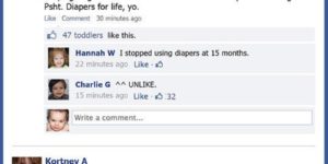 Toddler Facebook