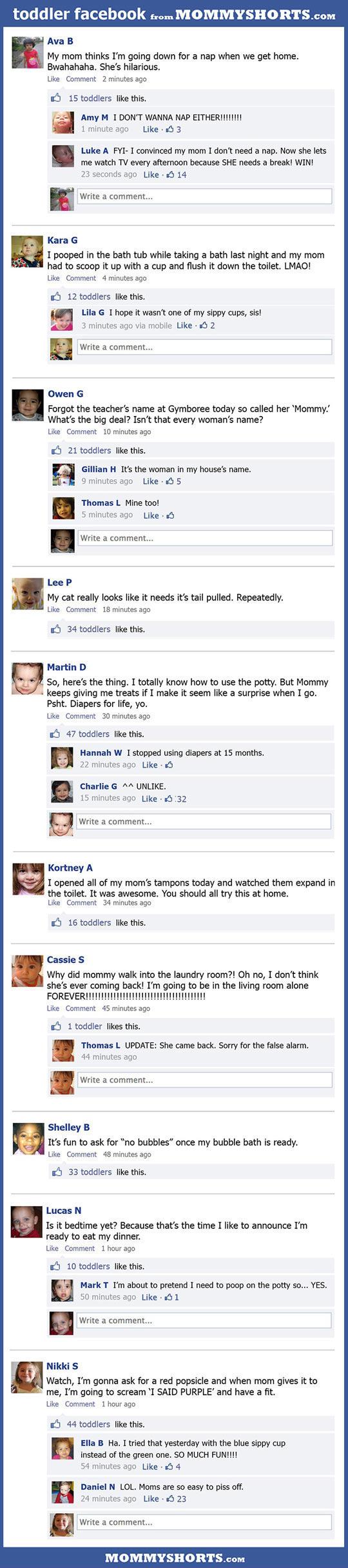 Toddler Facebook