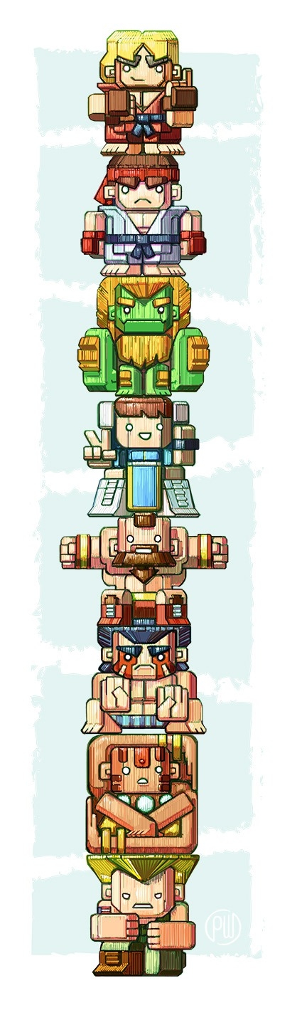 Street Fighter Totem