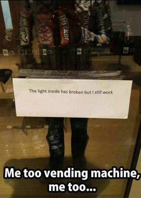 Me too vending machine...
