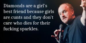 Louis C.K. on diamonds