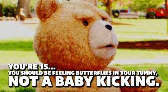 Ted on teen pregnancy.