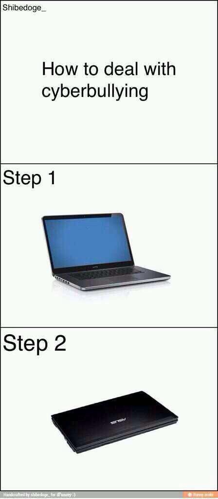 How to deal with cyber bullying
