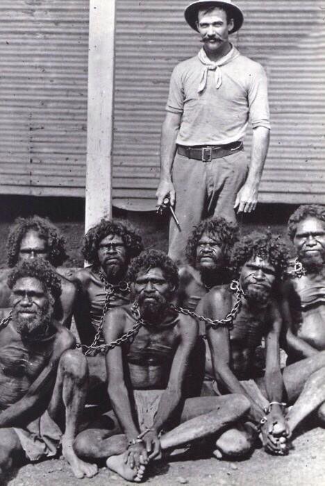 In Australia until 60s, Aborigines came under the Flora And Fauna Act which classified them as animals, not human beings.
