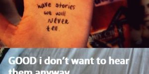 We all have stories…