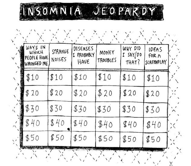 Insomnia Jeopardy