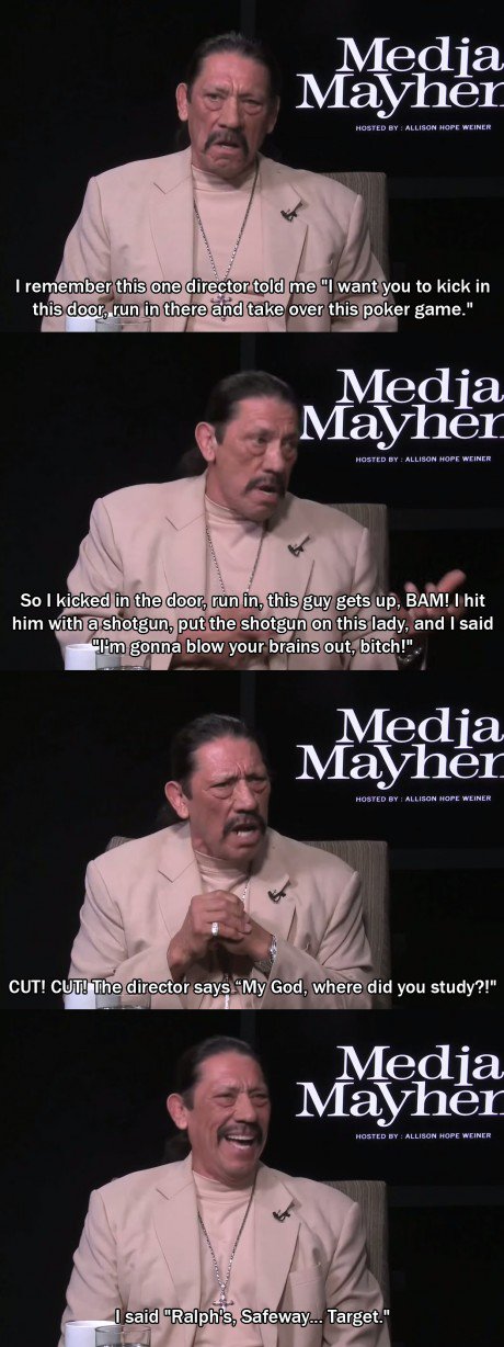 Danny Trejo on where he studied