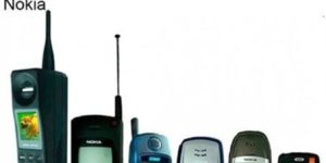 Evolution of mobile phones.