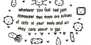 Whenever you feel sad…