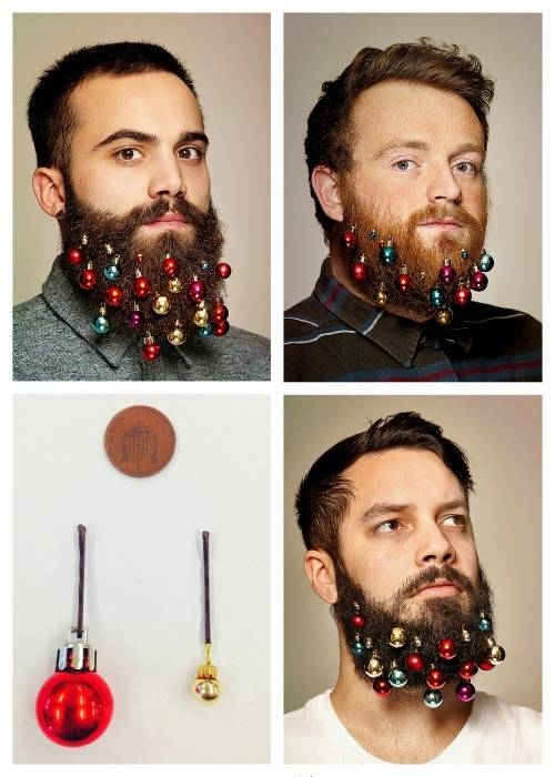 Holiday Beard Ornaments