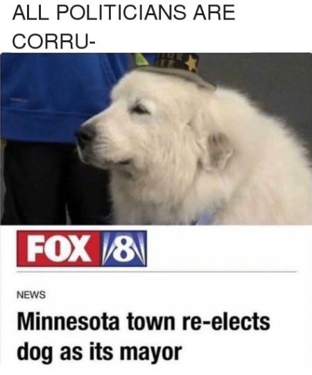 I would follow this mayor in to battle.