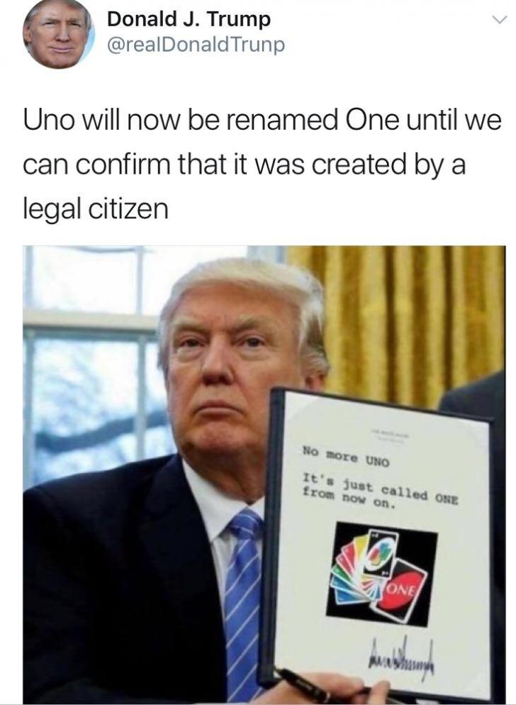 We won't stop until Uno is repealed and replaced!
