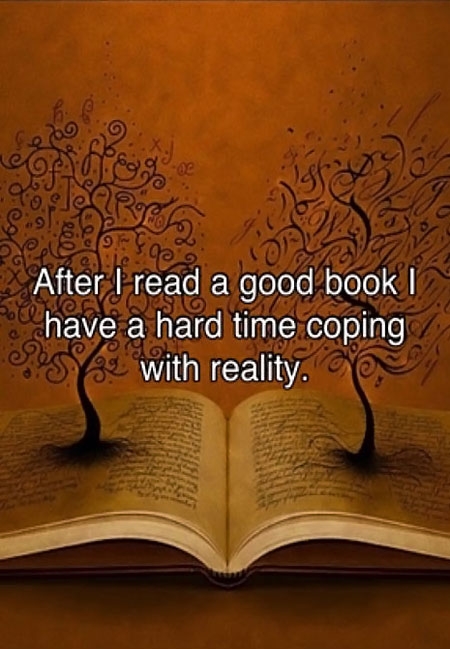 After I read a good book...