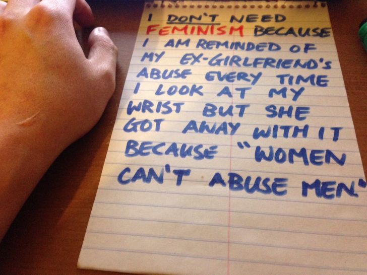 No one's abuse should be trivialized.