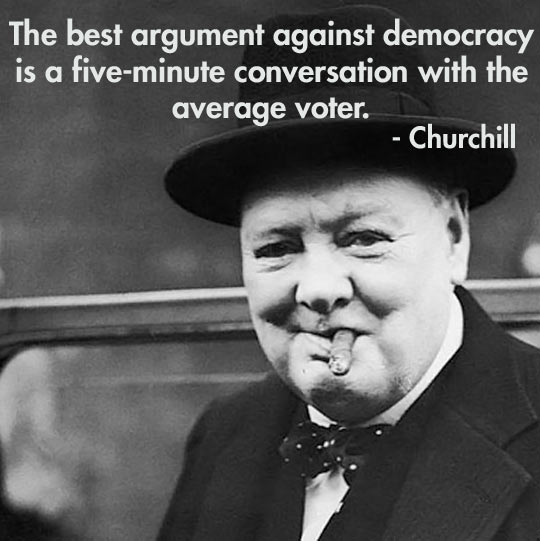 The best argument against democracy.