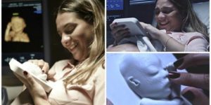 3D Printout of an ultrasound for a blind expecting mother