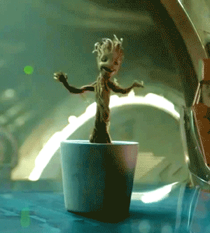 Dancing with GROOT