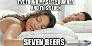I found my sleep number…