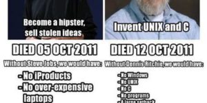 Steve Jobs Vs. Dennis Ritchie