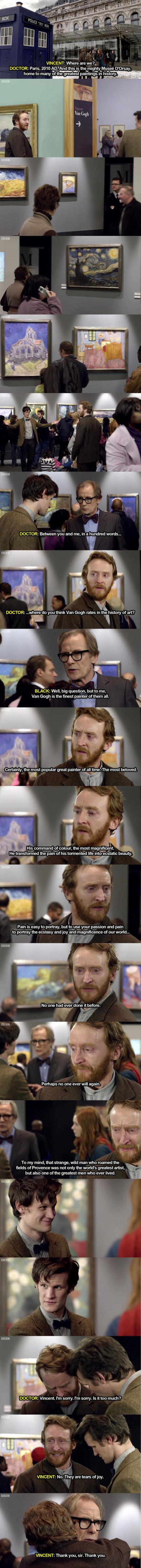 Vincent Van Gogh and Doctor Who Make a great episode