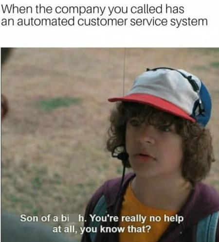 When The Company You Called Has An Automated Help Line