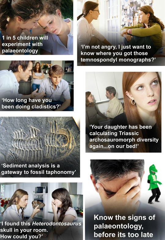 Know the signs of paleontology.