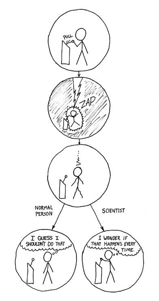 There's A Big Difference Between Normal People And Scientists