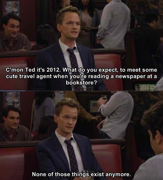 C'mon Ted, it's 2012...