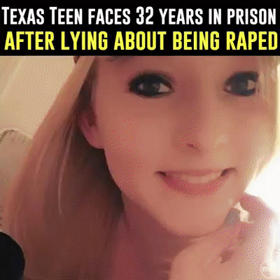 The girl who lied about rape faces 32 years in prison