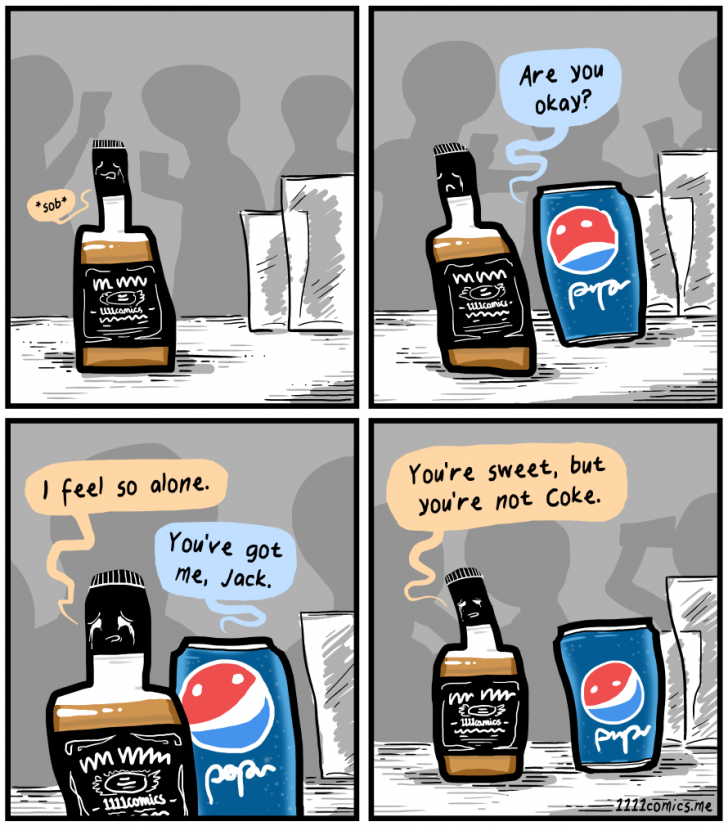 I've been feeling a bit pepsi recently