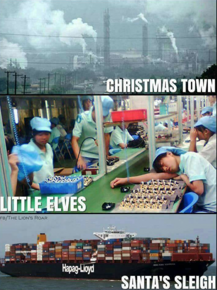 Christmas reality check.