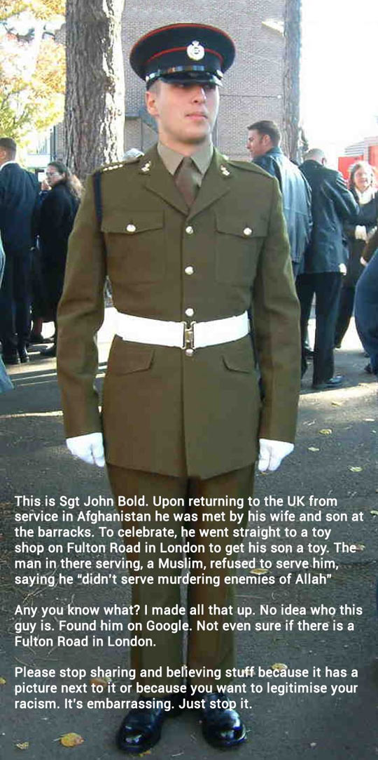 Meet Sgt. John Bold.