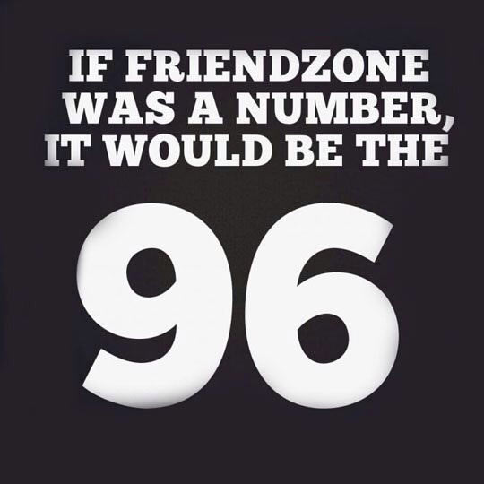 If the friendzone was a number.
