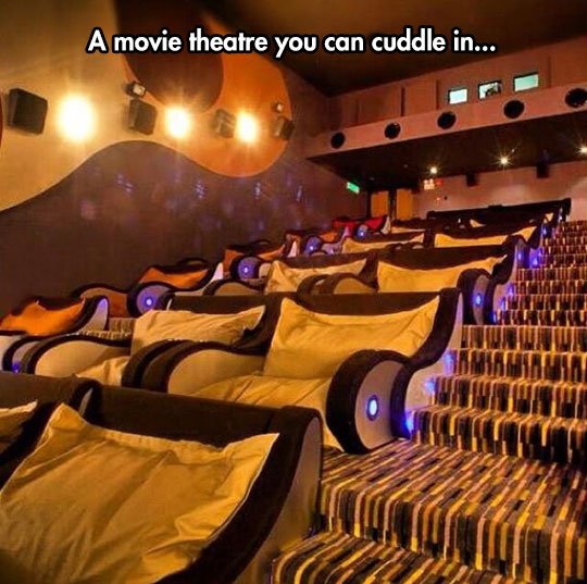I could cuddle here...