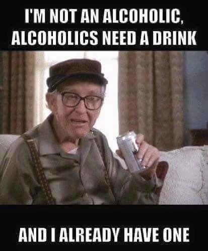 I'm not an alcoholic