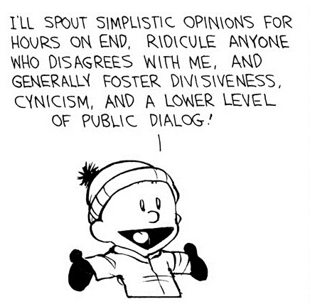 Calvin figured out the internet before we did