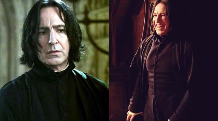 Snape before and after being called a good boy.