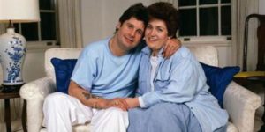 Ozzy And Sharon Osbourne Posing In 1987