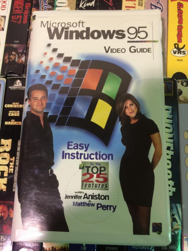 A VHS where the cast of Friends teaches you to use Windows 95.