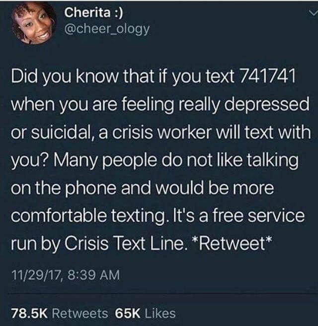 Never know who needs it