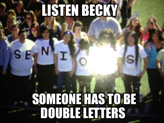Listen Becky...