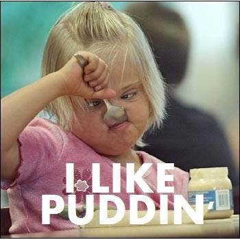 I like pudding.