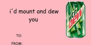 The only Valentine’s Day card I’ll be needing this year.