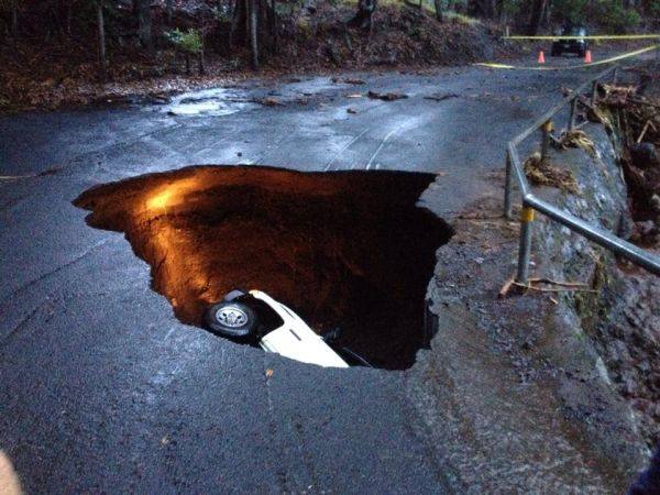 Just another Hawaiian pothole.