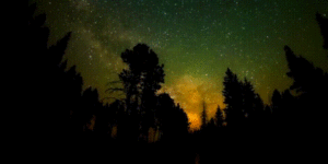 A stablized time lapse of the Milky Way makes the Earth’s rotation visible