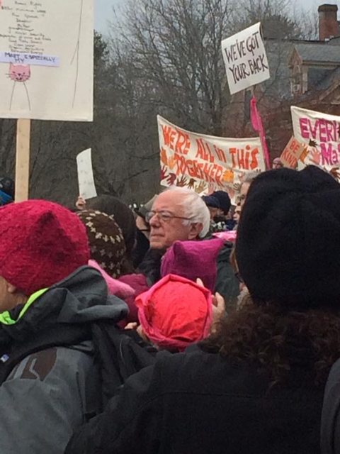 Look who showed up to protest