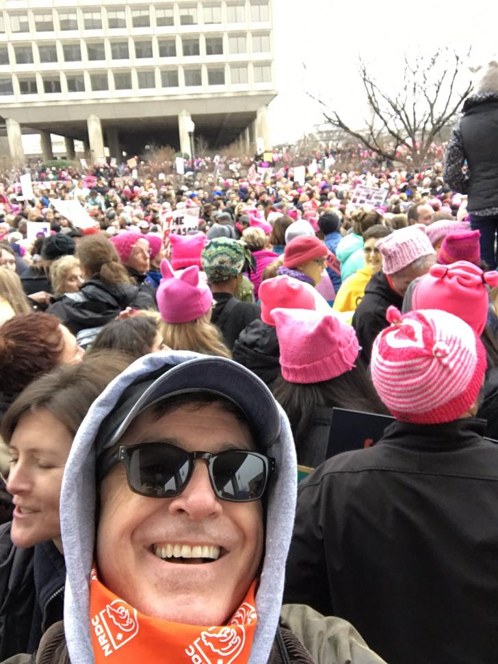 Stephen Colbert at the Women's March