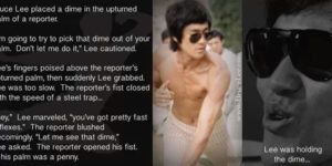 Freaking Bruce Lee.