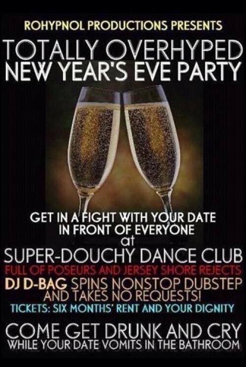 This sums up every club on New Year's Eve